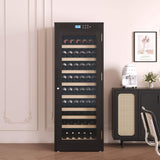Nuvia 102-Bottle Smart Temperature-Controlled Multi-Tier Wine Cabinet For Home And Bar (SAK46361)