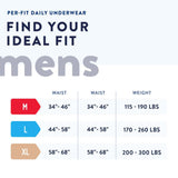 Prevail Per-Fit Men's Pull On Daily Underwear, Extra Absorbency