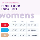 Prevail Per-Fit Women's Pull On Daily Underwear, Extra Absorbency