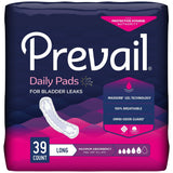 Prevail Women's Daily Bladder Control Pads, Maximum Absorbency
