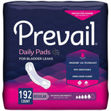 Prevail Women's Daily Bladder Control Pads, Maximum Absorbency