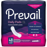 Prevail Women's Daily Bladder Control Pads, Maximum Absorbency
