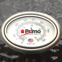 Primo Oval Large 300 All-In-One Ceramic Kamado Grill W/ Cradle, Side Shelves & Stainless Steel Grates [PGCLGC] (SAK21293)