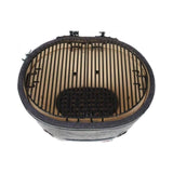 Primo Oval Large 300 Ceramic Kamado BBQ Grill W/ Stainless Steel Grates [PGCLGH] (SAK14871)