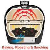 Primo Oval XL 400 Ceramic Kamado BBQ Grill W/ Stainless Steel Grates [PGCXLH] (SAK23100)
