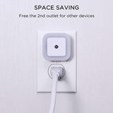 Hakol LED Night Light Lamp with Smart Sensor Dusk to Dawn Sensor, Daylight White, 0.5W Plug-in, 6-Pack