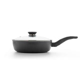 iCook Non-Stick Frying Pan with Lid, 24 cm