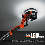 Professional Electric Drywall Ceiling Pole Sander W/ Vacuum, 750W (SAK97855)