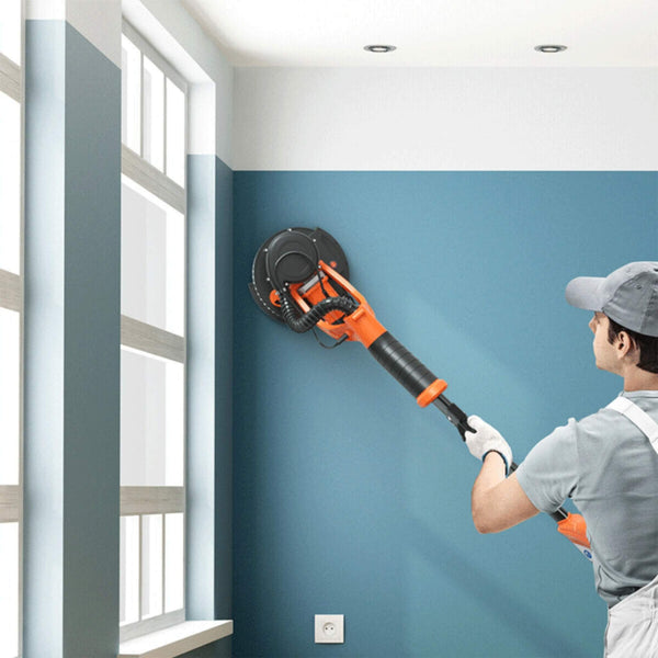 Professional Electric Drywall Ceiling Pole Sander W/ Vacuum, 750W (SAK97855)