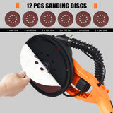 Professional Electric Drywall Ceiling Pole Sander W/ Vacuum, 750W (SAK97855)