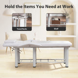 Professional Fully Adjustable Beauty Bed With Underbed Storage And Removable Cushions (SAK46813)