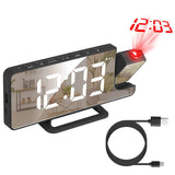 Projection Alarm Clock LED Digital Alarm Clock with Dual Alarms Snooze