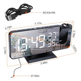 Projection Alarm Clock with Radio Function