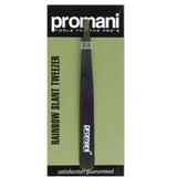 Promani Rainbow Tweezers PR-927 for Precise Brow Shaping
