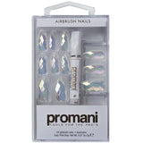 Promani Metallic Press-On Nail Kit No: PR-5672 (24 pcs)