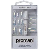 Promani Metallic Press-On Nail Kit No: PR-5672 (24 pcs)