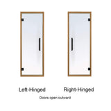 Prosaunas 24X73-Inch Thermo-Aspen Prehung Clear Glass Sauna Door (SAK17254)