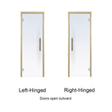Prosaunas 36X81-Inch Aspen Prehung ADA Tinted Glass Sauna Door (SAK17952)