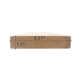 Prosaunas Alder 2X6 S4SEE SHP 4-Sides Eased Edges Sauna Bench Wood [Untreated] (SAK70162)