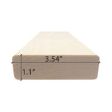 Prosaunas Aspen 2X4 S4SEE SHP Sauna Bench Wood With Smooth 4 Sides Eased Edges (SAK36780)