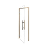 Prosaunas 24X81-Inch Aspen Prehung Clear Glass Sauna Door (SAK81974)