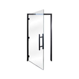 Prosaunas 36X81 Black Alder Clear Prehung ADA Glass Sauna Door (SAK15497)
