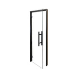 Prosaunas 24X81-Inch Black Alder Clear Glass Sauna Door (SAK38670)