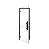 Prosaunas 24X81-Inch Black Alder Clear Glass Sauna Door (SAK38670)