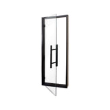 Prosaunas 24X73-Inch Black Alder Prehung Clear Glass Sauna Door (SAK67491)