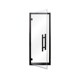 Prosaunas 24X73-Inch Black Alder Prehung Clear Glass Sauna Door (SAK67491)