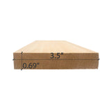 Prosaunas Cedar 1X4 VG S1S2E Sauna Bench Wood [WOOD616] (SAK73162)