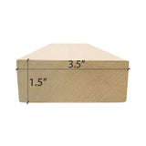 Prosaunas Cedar 2X4 VG S4SEE Eased Edges Sauna Bench Wood [WOOD614] (SAK57421)