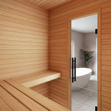 Prosaunas Hemlock 1/2X4 Vertical Grain T&G V2E Sauna Wall Wood [WOOD735] (SAK64039)