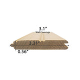 Prosaunas Hemlock 1X4 Vertical Grain T&G V2E Sauna Bench Wood [WOOD631] (SAK97532)