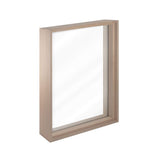 Prosaunas 24X36-Inch Large Framed Dual Pane Clear Glass Sauna Window With Hemlock (SAK66329)