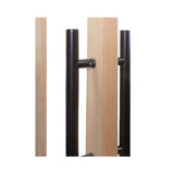 Prosaunas 24X80-Inch Prehung Solid Wood Douglas Fir Sauna Door With Dual-Pane Insulated Glass (SAK25184)