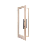 Prosaunas 24X80-Inch Prehung Solid Wood Douglas Fir Sauna Door With Dual-Pane Insulated Glass (SAK25184)