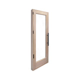 Prosaunas 24X80-Inch Prehung Solid Wood Douglas Fir Sauna Door With Dual-Pane Insulated Glass (SAK25184)