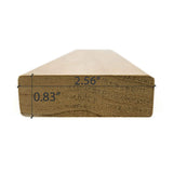 Prosaunas Thermo-Aspen 1X3 S4SEE SHP Sauna Bench Wood (SAK93486)