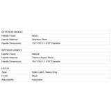Prosaunas 24X81-Inch Thermo-Aspen Prehung Tinted Glass Sauna Door (SAK81345)
