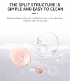 PSMY382 wearable electric breast pump 150min ultra-thin breast pump without PVC massage / breast pump / inverter / automatic 12 functions 320mmHg without BPA,