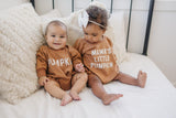 Pumpkin Sweatshirt or Sweatshirt Romper - Cream or Orange