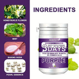 Purple Teeth Cleaning Powder