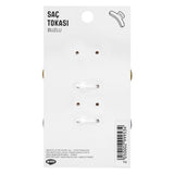 Eklips Frosted Seashell Hair Clips 2-Pack