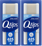 Q-tips Cotton Swabs For Hygiene and Beauty Care Original Cotton Swab Made With 100% Cotton 625 Count, WHITE