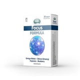 NBL Focus Formula Cognitive Support Supplement - Enhances Mental Clarity & Focus with Ginkgo Biloba, Gotu Kola & Siberian Ginseng - 30 Tablets