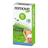 Remove Care Wax Strips Maxi Set - 52 Strips for Body, Face, Bikini - Long Lasting, Easy to Use Hair Removal Wax for Sensitive Skin
