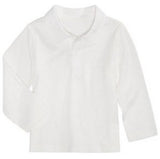 First Impressions Baby Cotton Polo Shirt Long Sleeve