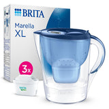 Brita Marella XL Water Filter Pitcher - 3.5L Capacity, MAXTRA PRO Technology, BPA-Free