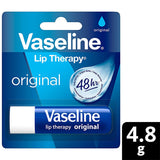 Vaseline Lip Therapy Original Lip Care Balm - 48 Hour Moisturizing Relief for Dry, Chapped Lips - Long Lasting Hydration & Protection